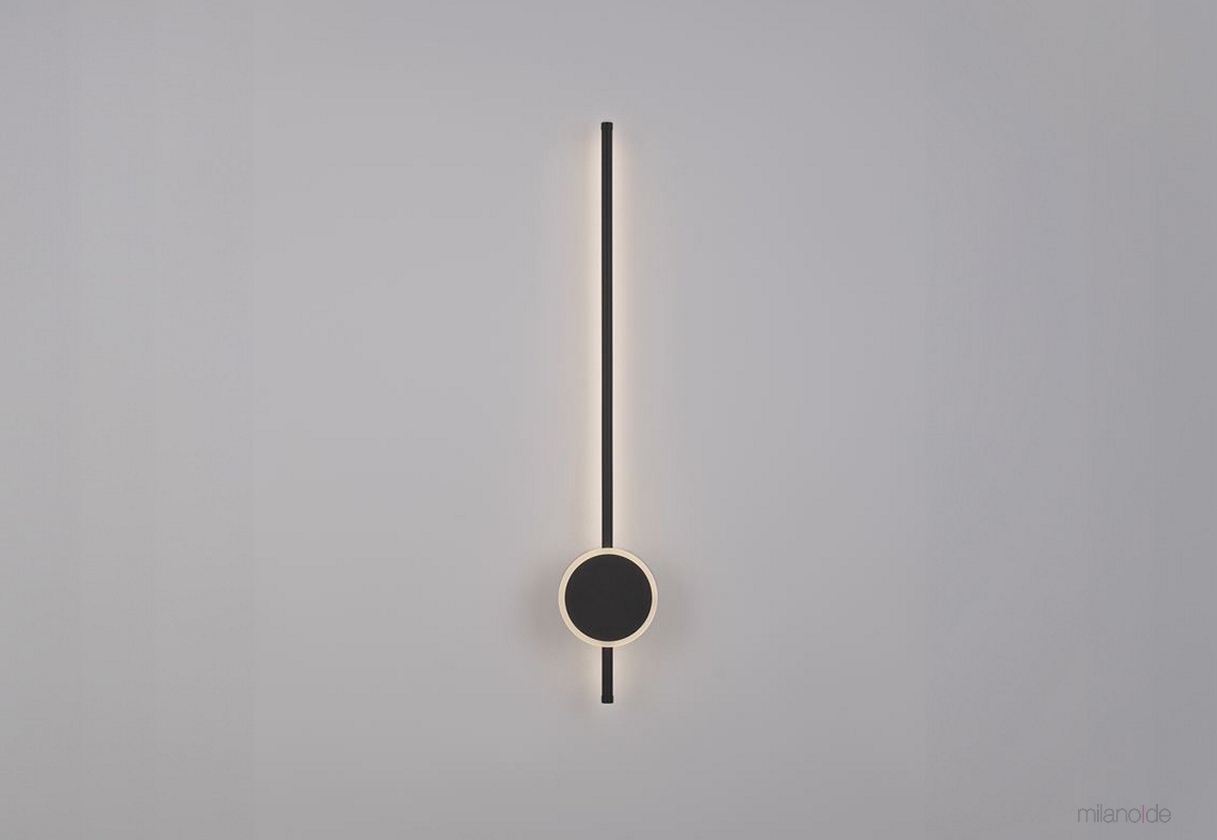 Clock wall lamp