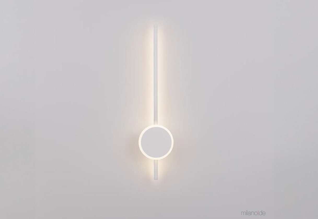 Clock wall lamp