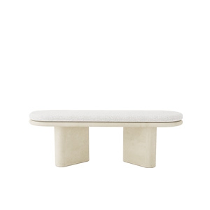 Mollis coffee table with half moon top
