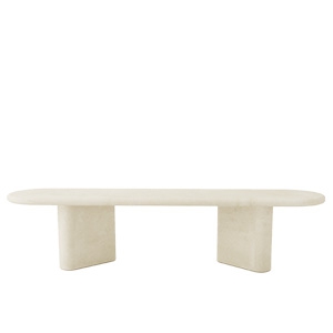 Mollis coffee table with rectangular top