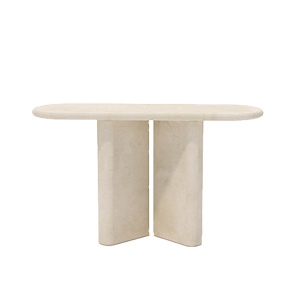 Mollis coffee table with half moon top