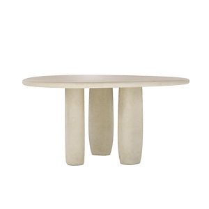 Mollis coffee table with half moon top