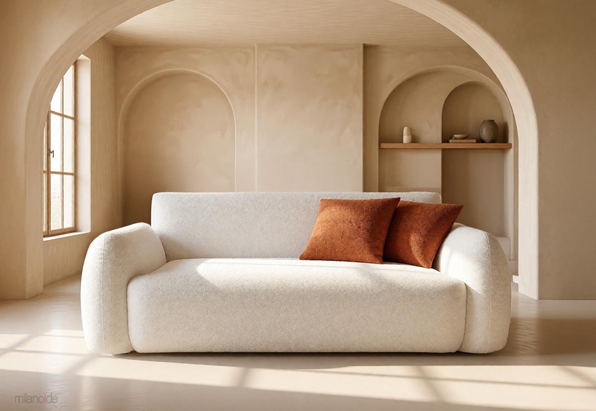 Furby three seater sofa