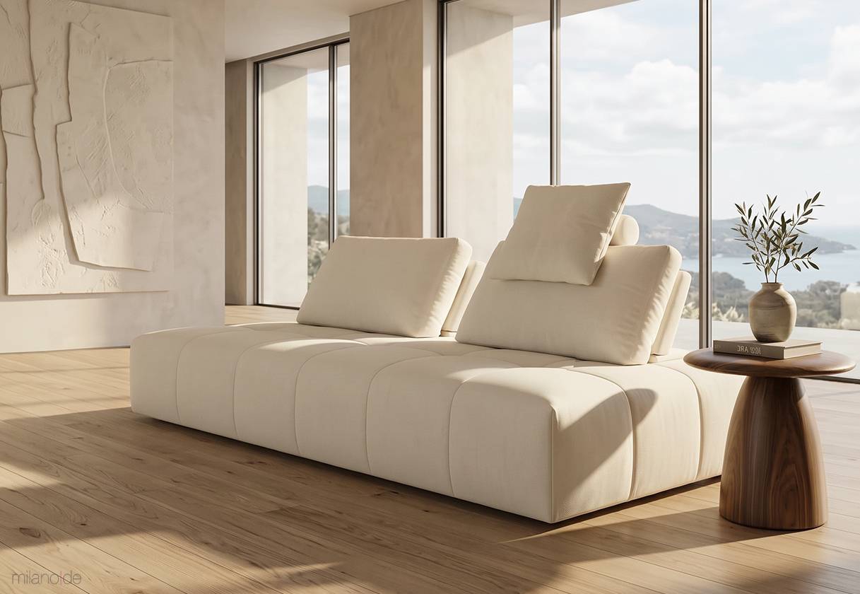 Olimpio three-seater sofa