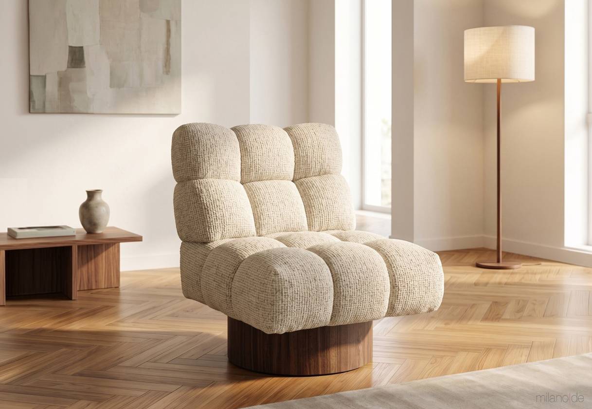 Isbeth swivel armchair