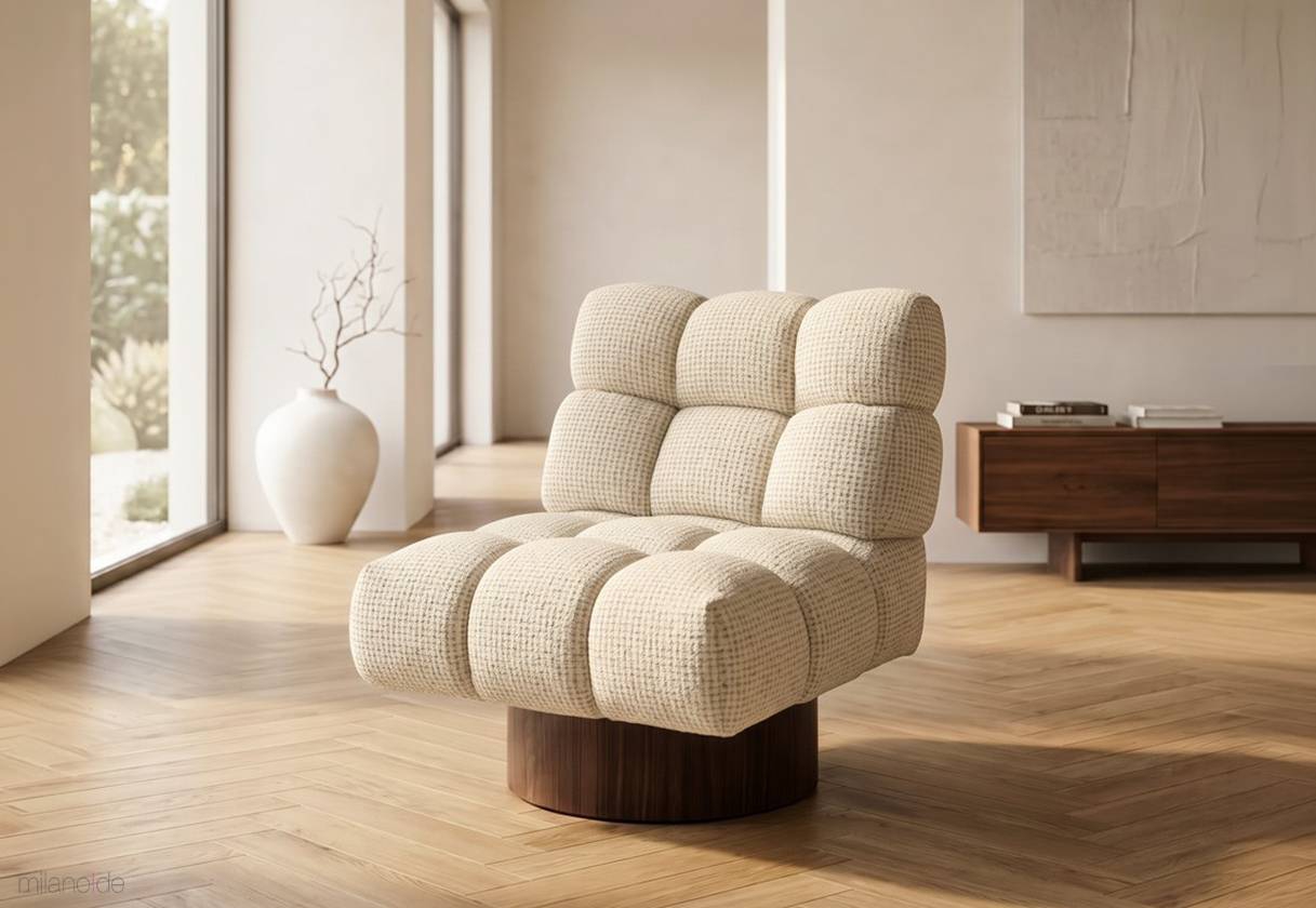 Isbeth swivel armchair
