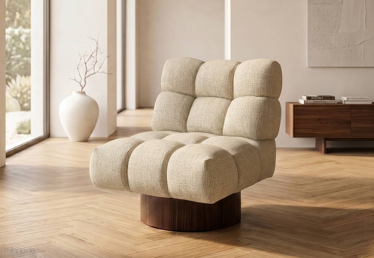 Isbet swivel armchair