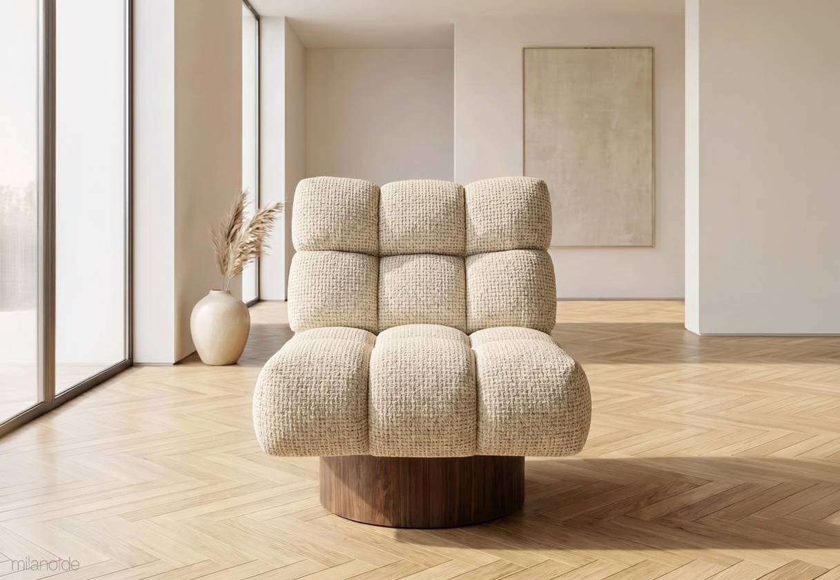 Isbeth swivel armchair