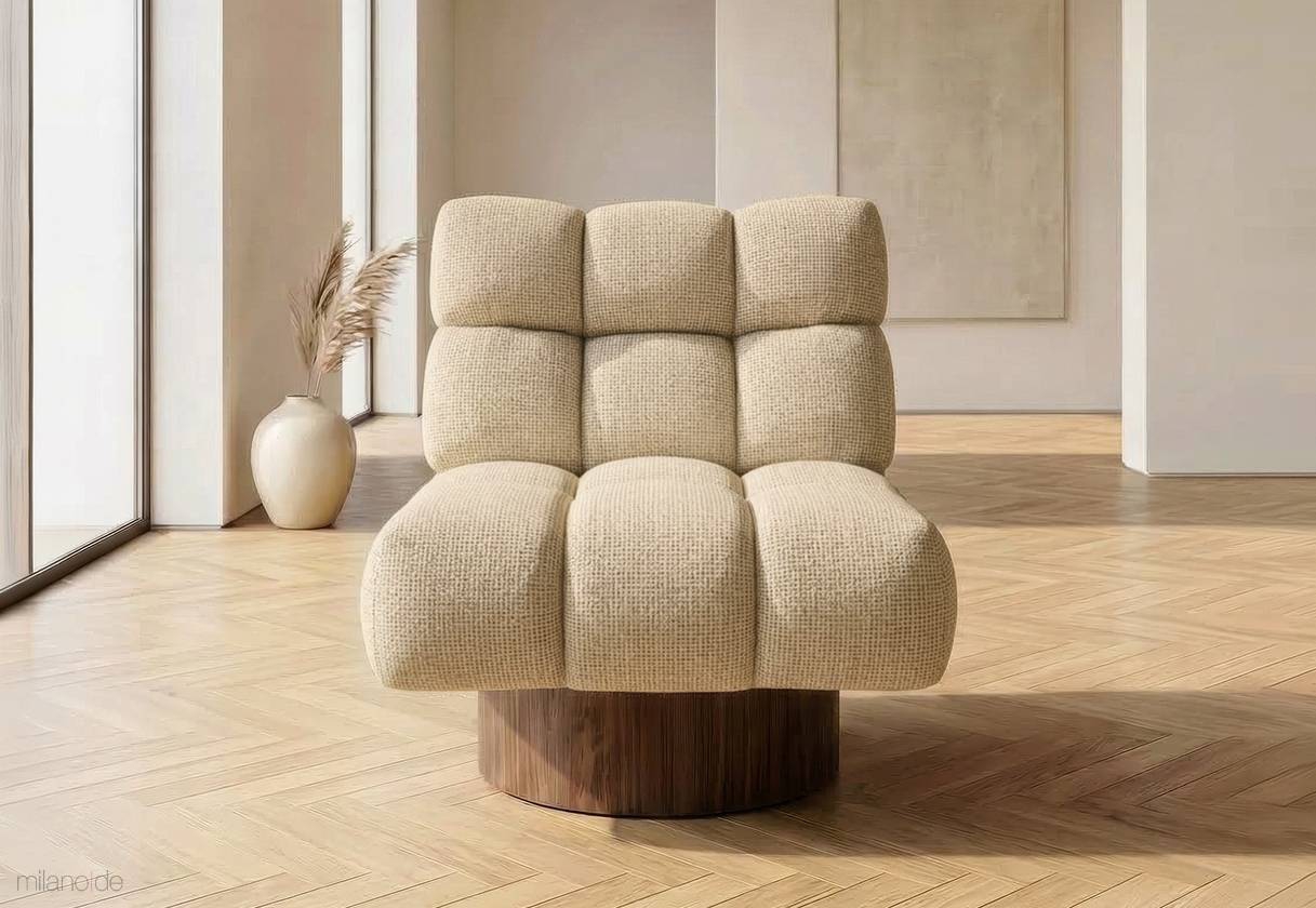 Isbet swivel armchair