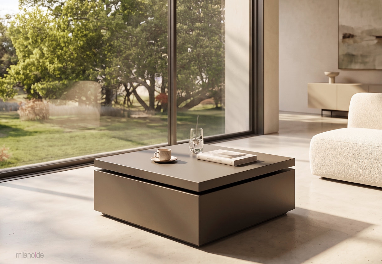 Cube coffee table
