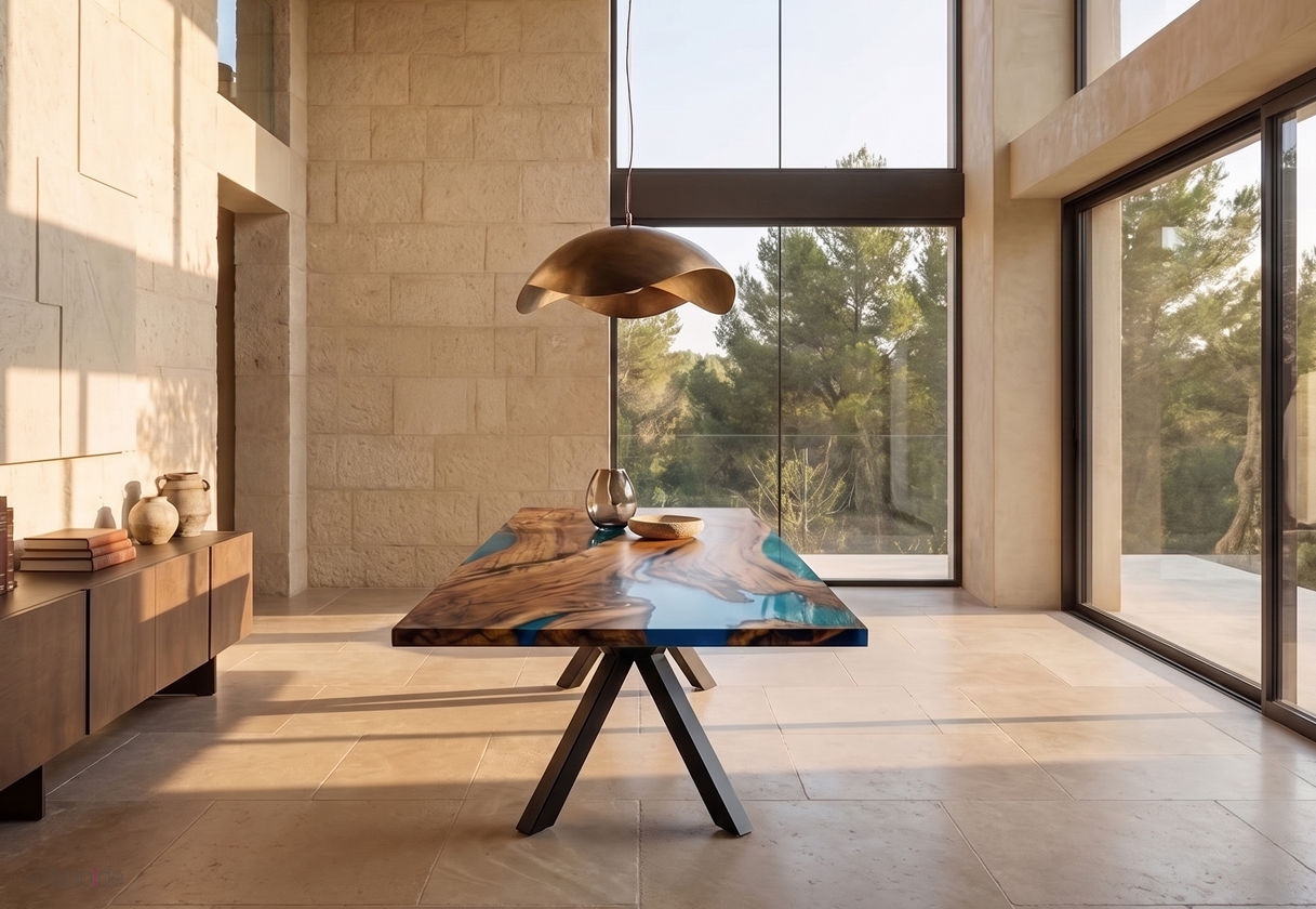 Donatella blue Sea table